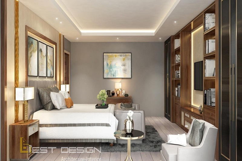 Một góc nội thất phòng ngủ master