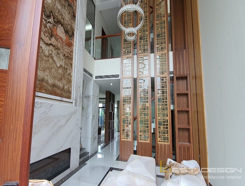 Vị trí phòng khách căn biệt thự Q53 Ciputra