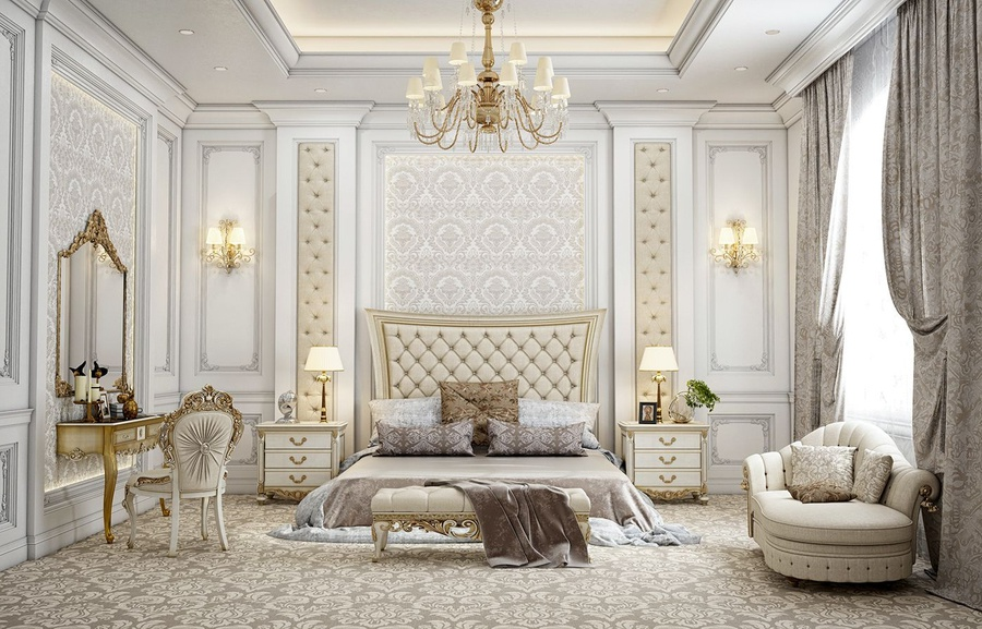 Những đặc trưng để nhận biết phong cách thiết kế nội thất biệt thự tân cổ điển