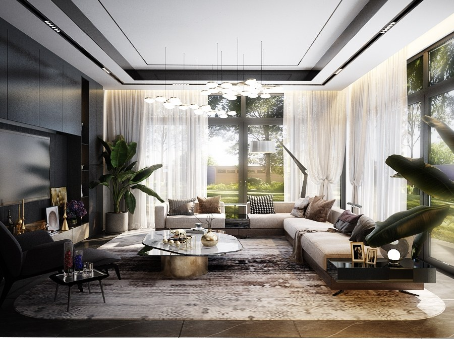 Thiết kế nội thất biệt thự phong cách hiện đại, trẻ trung